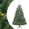 vidaXL Kunstmatige Inklapbare Kerstboom Groen 150 cm PVC en Metaal