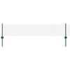 vidaXL gelast draadhek met palen 10 x 0,4 m PVC-Coated Staal Groen