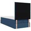 vidaXL Ottoman bed met matras en LED's 80x200cm stof blauw