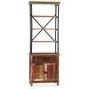 vidaXL Dressoir met schappen 65x30x180 cm massief gerecycled hout