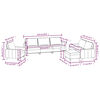 vidaXL 4-delige Loungeset met kussens stof taupe