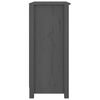 vidaXL Dressoir 70x35x80 cm massief grenenhout grijs