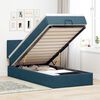 vidaXL Ottoman bed met matras 90x190cm fluweel donkerblauw