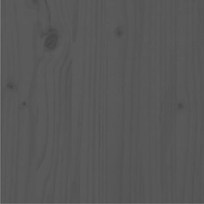 vidaXL Bedframe massief grenenhout grijs 140x200 cm