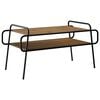 vidaXL Salontafel Artisanaal eiken 100 x 50 x 51 cm Bewerkt hout