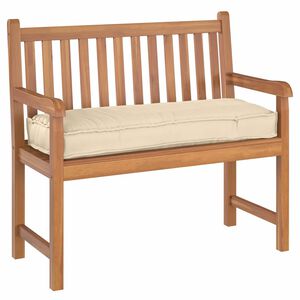 vidaXL Kussen Beige 110 x 40 x 8 cm Oxford Stof