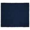 vidaXL Neppels Konijnenbont Deken 4 pcs Marineblauw 220 x 240 cm