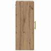 vidaXL Wandkast Artisan Eiken 34,5 x 34 x 90 cm Bewerkt hout