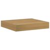 vidaXL Wandplank met opslag 4 pcs Bruin 23 x 23,5 x 4 cm Bewerkt hout