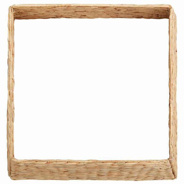 vidaXL Kerstboomkraag Bruin 70 x 70 x 28 cm Waterhyacint