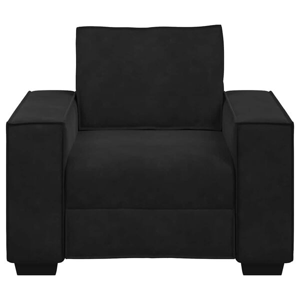 vidaXL Fauteuil 100x78x84 cm fluweel zwart