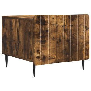 vidaXL Salontafel met lade Gerookt eiken 49 x 50 x 42 cm Bewerkt hout