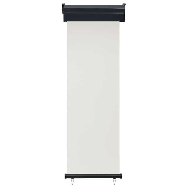 vidaXL Balkonscherm 65x250 cm crèmekleurig