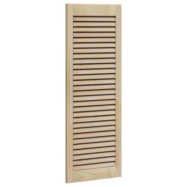 vidaXL Kastdeur 2 pcs Naturel 110 x 2,1 x 39,5 cm Massief grenenhout