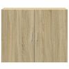 vidaXL Wandkast 80x42,5x64 cm bewerkt hout sonoma eikenkleurig