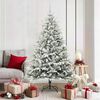 vidaXL Artificial Pre-lit Kerstboom met Ballenset Groen 180 cm