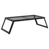vidaXL Opvouwbare Camping Grill Zwart 58 x 31 x 2 cm Legeringen Staal