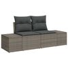 vidaXL Tuin Sofa Set 11 pcs Grijs