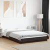 vidaXL Bedframe met LED-verlichting bruin eikenkleurig 120x190 cm