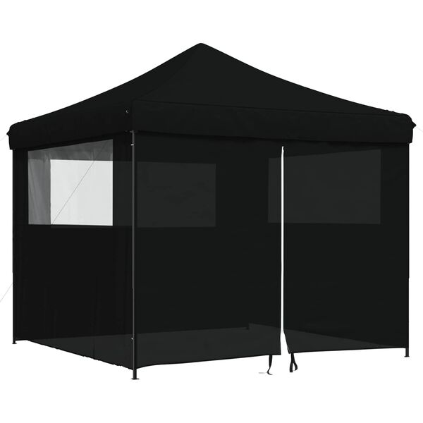 vidaXL Partytent Zwart 292 x 292 x 315 cm Oxford Stof