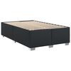 vidaXL Bedframe zonder matras 137x190 cm kunstleer zwart