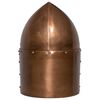 vidaXL Ridderhelm middeleeuws replica LARP staal koperkleurig