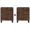 vidaXL Nachtkastje Walnotenhout 50 x 33 x 60 cm Massief acaciahout