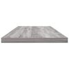 vidaXL Wandschappen 4 st 80x20x1,5 cm bewerkt hout grijs sonoma eiken