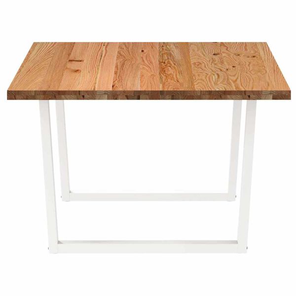 vidaXL Eettafel rechthoekig 180x120x74 cm massief eikenhout