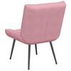 vidaXL Relaxstoel 64x74x84 cm fluweel roze