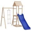 vidaXL Touwladder en veiligheidshandgrepen 30x150,5 cm PE