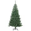 vidaXL Kerstboom met 150 LED met standaard Groen 120 cm PVC