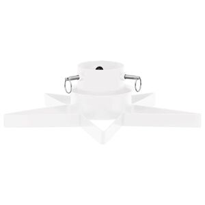 vidaXL Kerstboomstandaard 47x47x13,5 cm wit