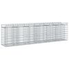 vidaXL Gabion Verhoogd Bed 2 st 300 x 50 x 80 cm Gegalvaniseerd staal