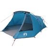 vidaXL Tunnel Tent 3-Person met dak Blauw en Grijs 328 x 228 x 115 cm