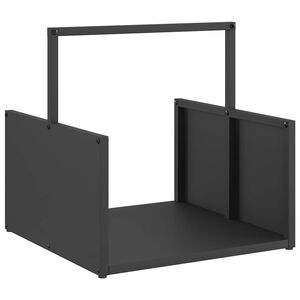 vidaXL Brandhoutrek 40x40x40 cm koudgewalst staal zwart
