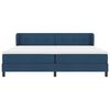 vidaXL Boxspringbed met matras met hoofdeinde Blauw 200 x 200 cm Stof