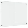 vidaXL Keukenachterwand Transparant 80 x 60 cm gehard glas