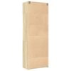 vidaXL Opbergkast 80x42,5x225 cm bewerkt hout sonoma eikenkleurig