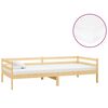 vidaXL Slaapbank met matras massief grenenhout 90x200 cm