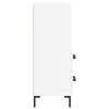 vidaXL Dressoir 34,5x34x90 cm bewerkt hout wit