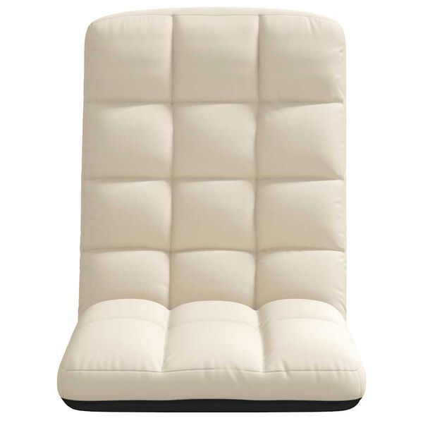 vidaXL Opvouwbare vloerstoel linnen 71x51x62 cm