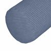 vidaXL Bolster Kussens 2 stuks Blauw Ø 25 x 70 cm Cordstof