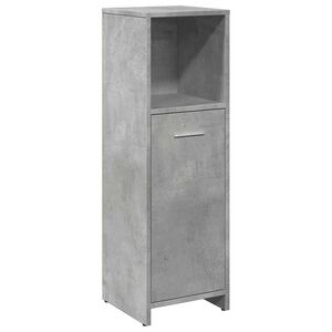 vidaXL Badkamerkast 30x30x95 cm spaanplaat betongrijs
