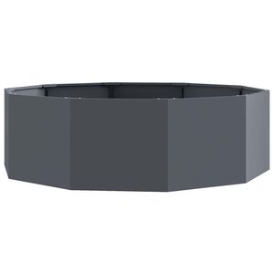 vidaXL Plantenbak Antraciet 120 x 120 x 35 cm Staal