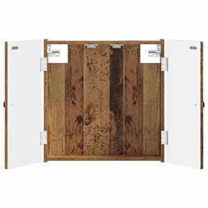 vidaXL Dartbord Kabinet BREDA Oud hout 52,5 x 10,5 x 53,5 cm