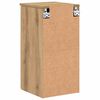 vidaXL Badkamer Kast Wandgemonteerd Artisan Eiken 30 x 31,5 x 61 cm
