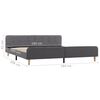 vidaXL Bedframe stof lichtgrijs 180x200 cm