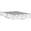 vidaXL Bedframe zonder matras massief grenenhout wit 120x200 cm