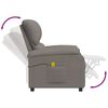 vidaXL Massagestoel stof taupe